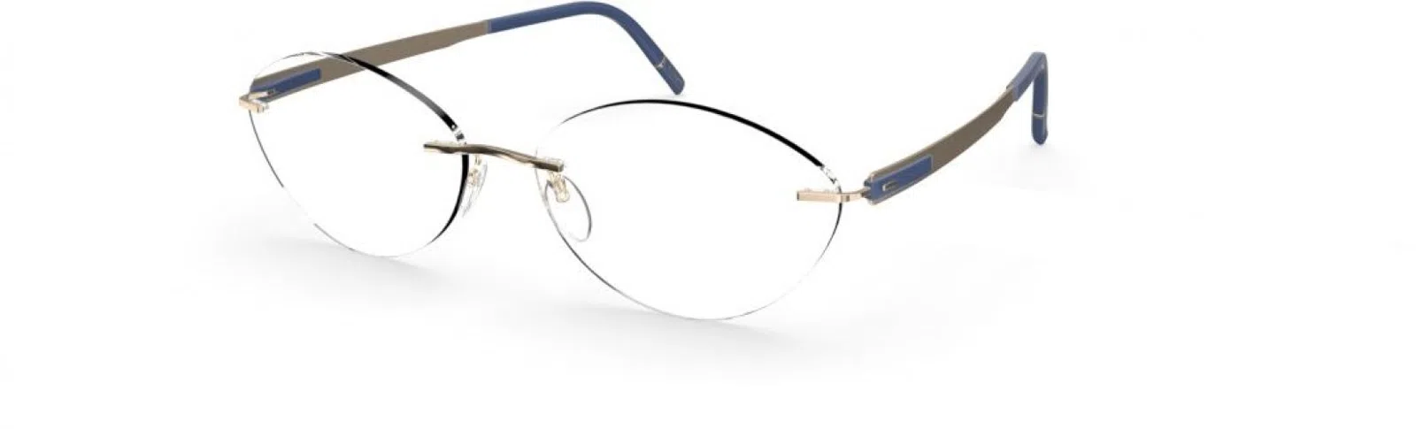 Silhouette Blend Chassis Rimless 5555 Eyeglasses - view 6